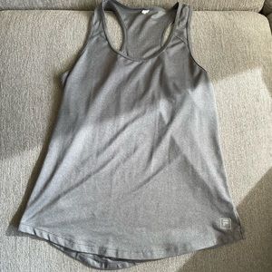 FILA race back gray tank top MEDIUM
